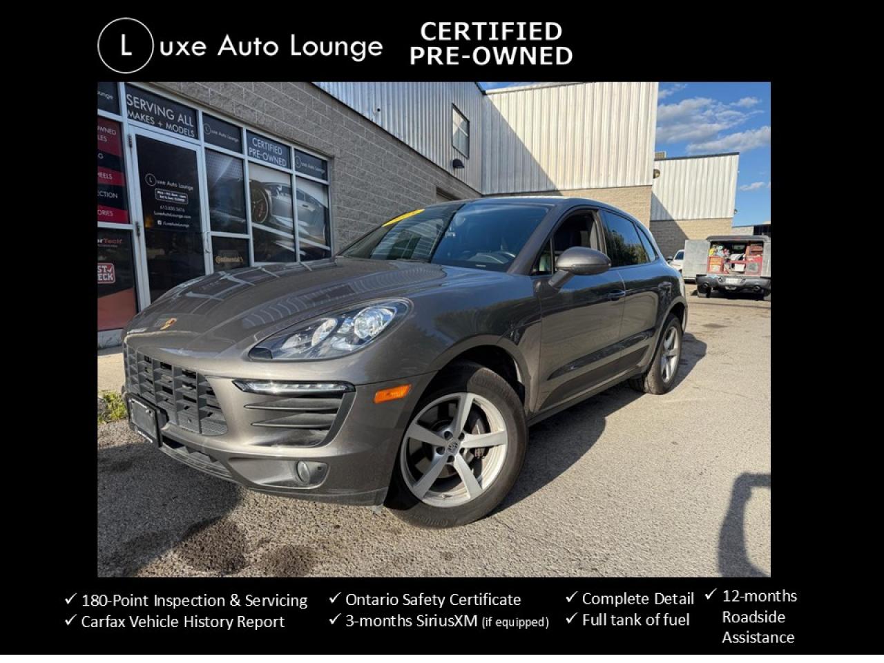 Used 2018 Porsche Macan TURBO, PANO ROOF, NAV, BOSE AUDIO, HEATED SEATS! for sale in Orleans, ON