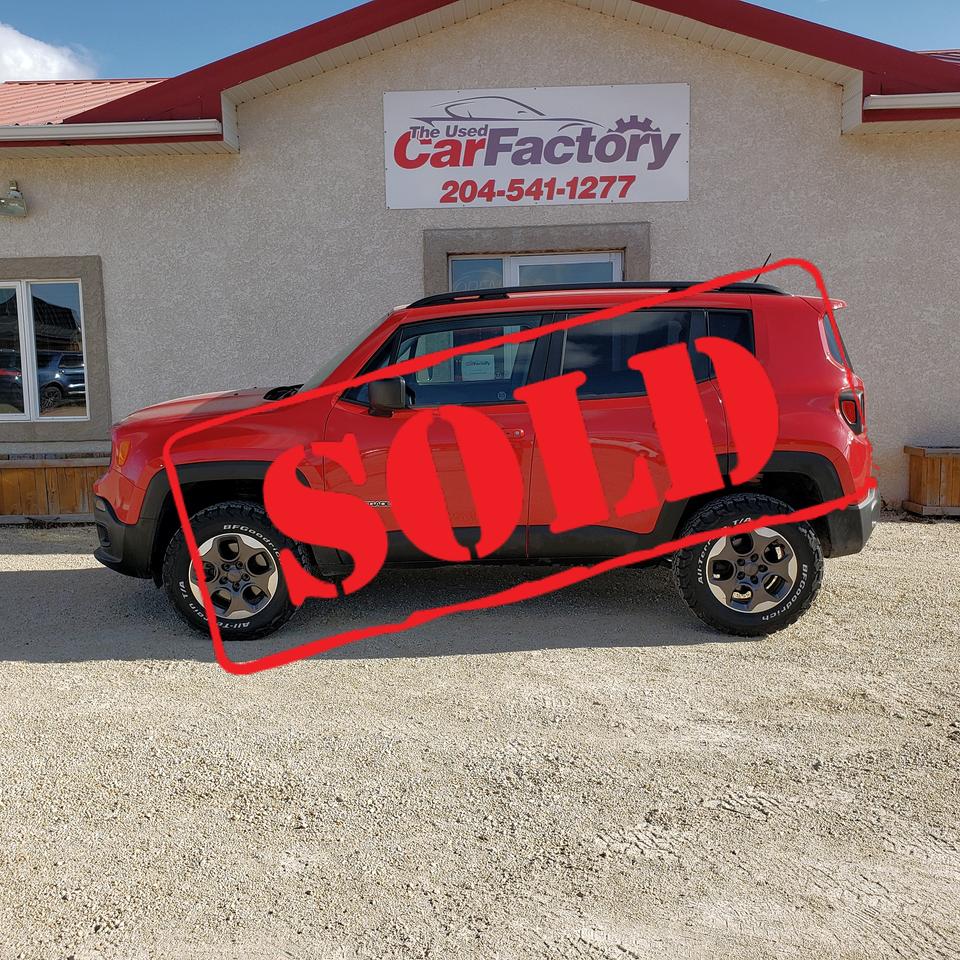 2016 Jeep Renegade 4WD Sport 87,228 km, Local, No Accidents
