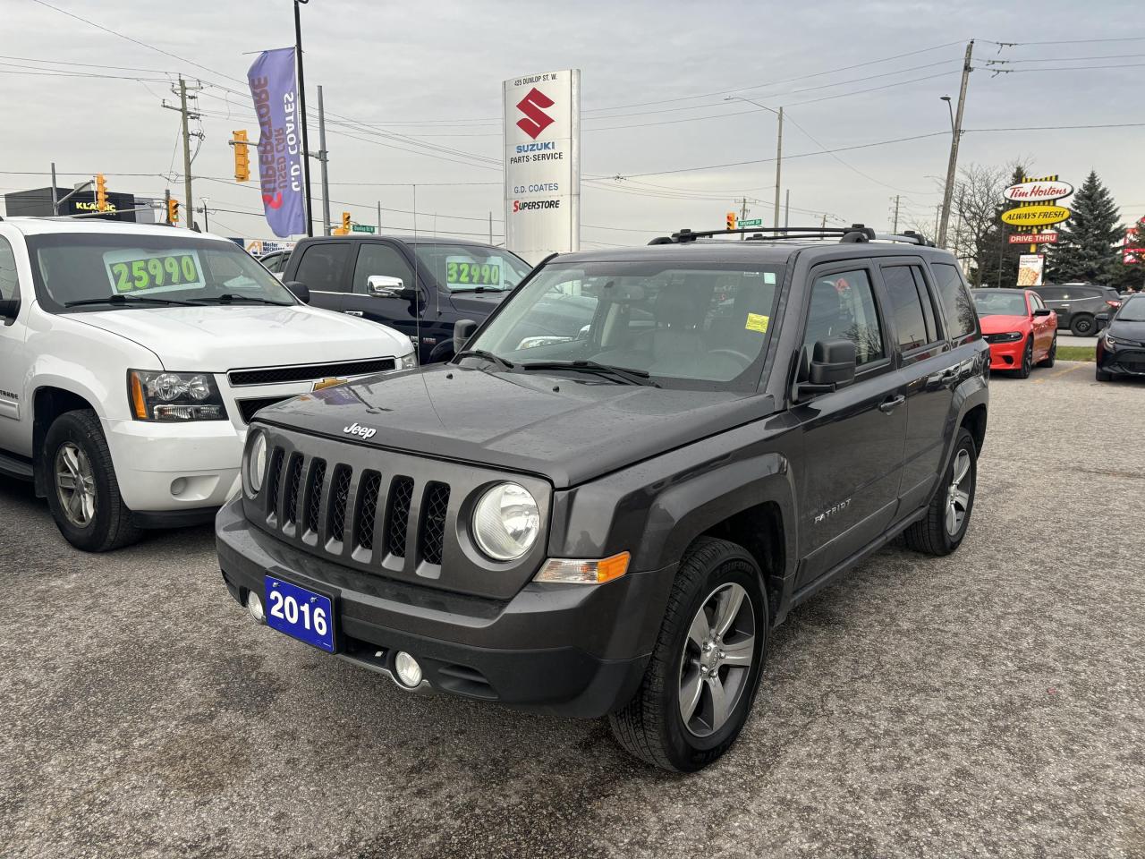 Used 2016 Jeep Patriot High Altitude 4x4 ~Leather ~Moonroof ~Heated Seats for sale in Barrie, ON