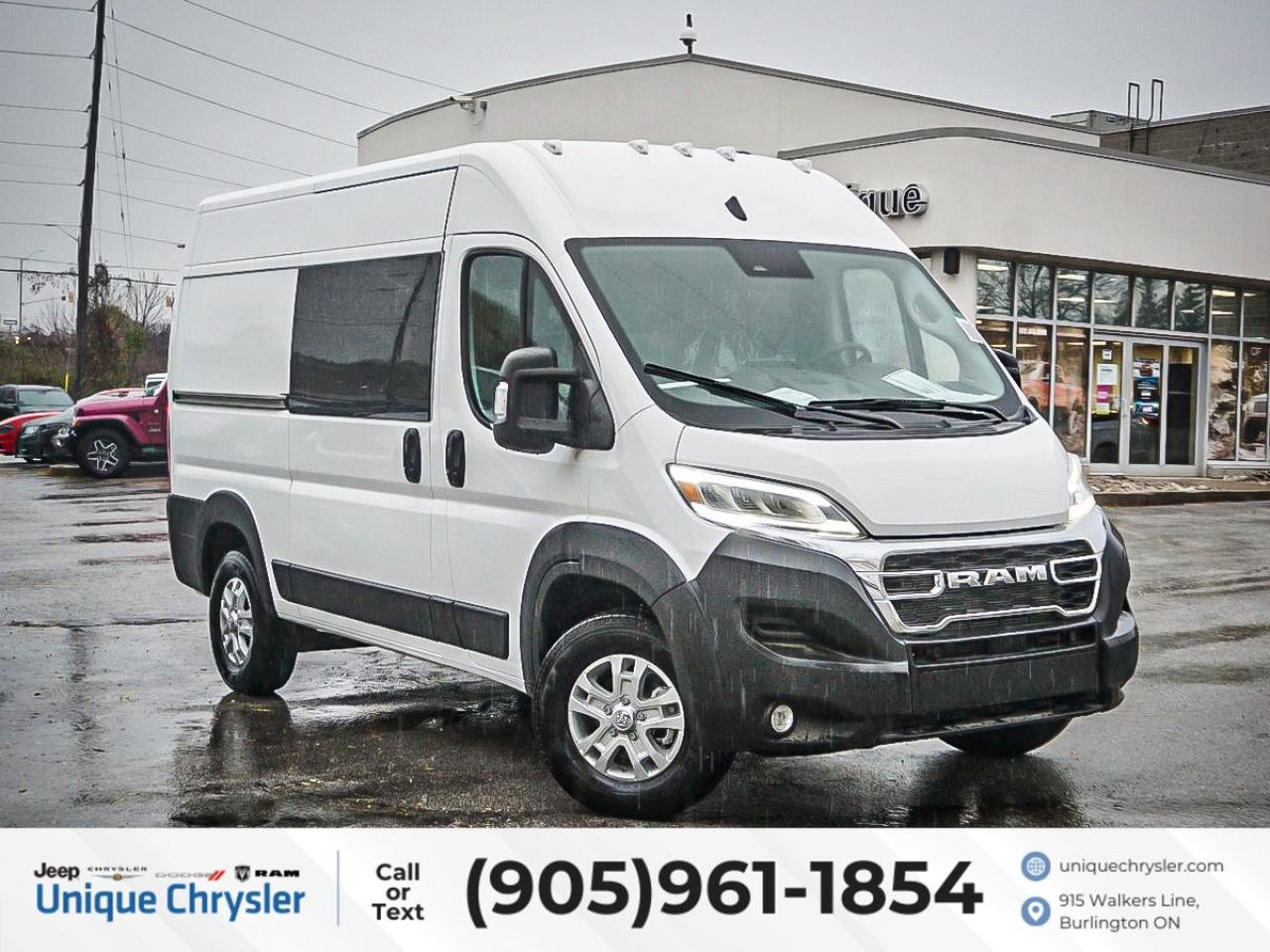 Used 2025 RAM Cargo Van ProMaster SLT+ 2500 High Roof 136  WB| BRAND NEW| NAV| for sale in Burlington, ON