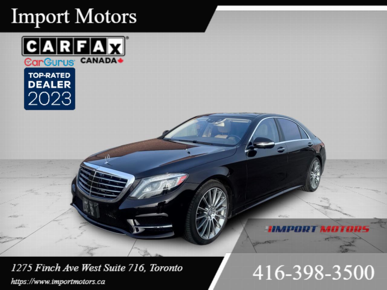 Used 2016 Mercedes-Benz S-Class S 550 4dr All-wheel Drive 4MATIC Sedan Automatic for sale in North York, ON