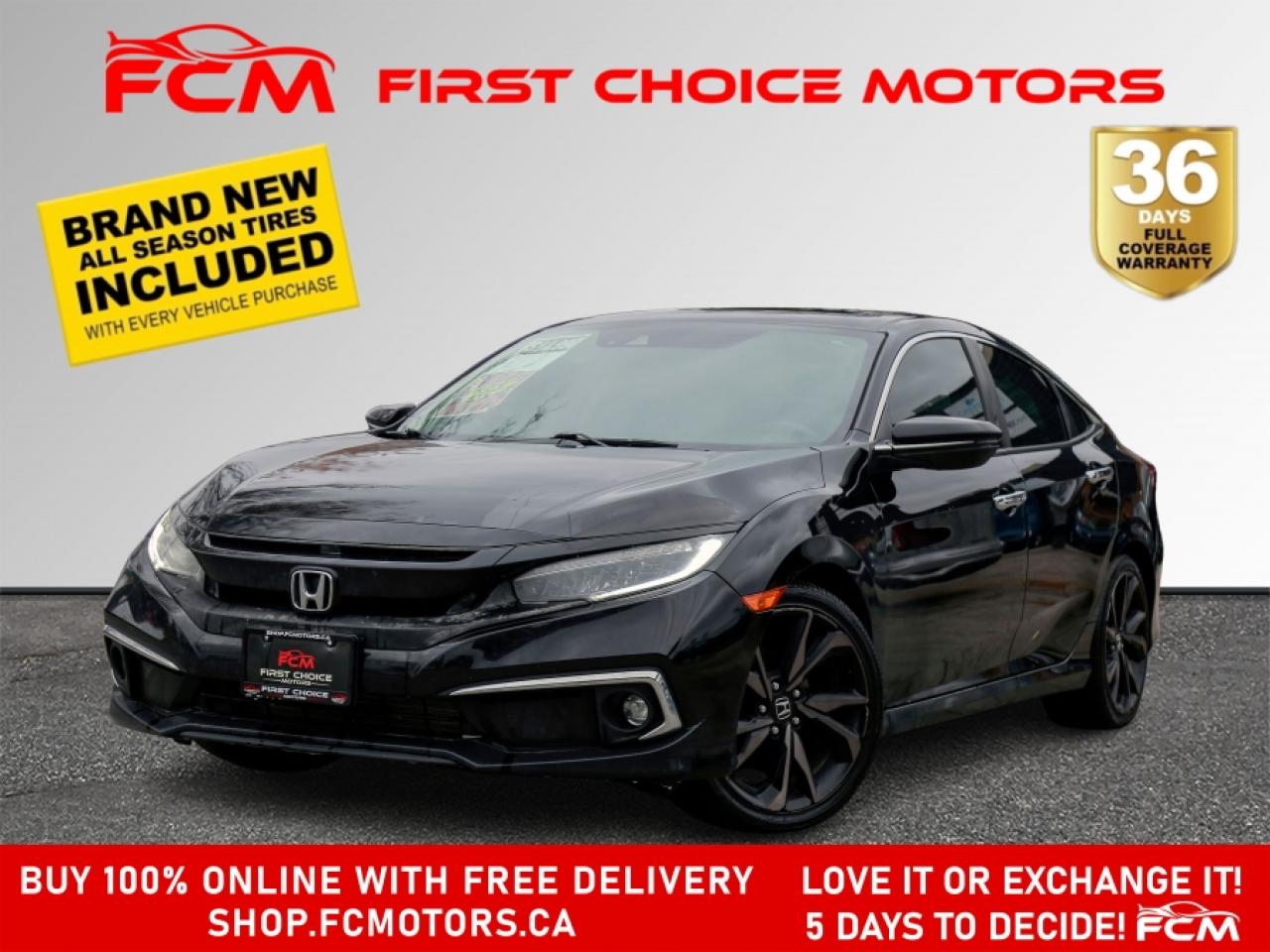 Used 2020 Honda Civic TOURING ~AUTOMATIC, FULLY CERTIFIED WITH WARRANTY! for sale in North York, ON