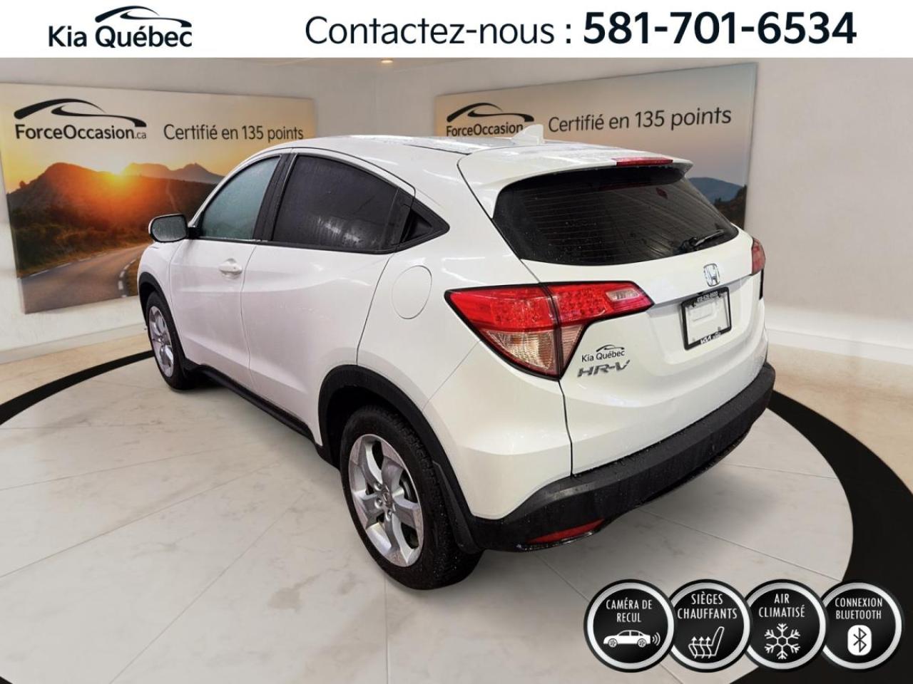 Used 2016 Honda HR-V LX * CAMERA* SIEGES CHAUFFANTS* A/C* BLUETOOTH* for sale in Québec, QC