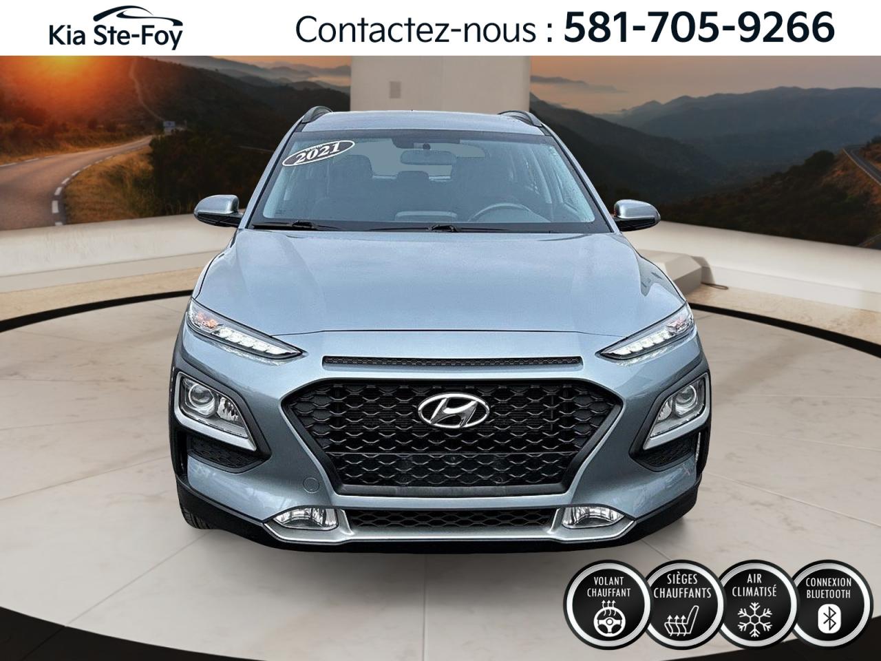 Used 2021 Hyundai KONA PREFERRED* AWD* VOLANT CHAUFFANT* CARPLAY* CRUISE* for sale in Ste-Foy, QC