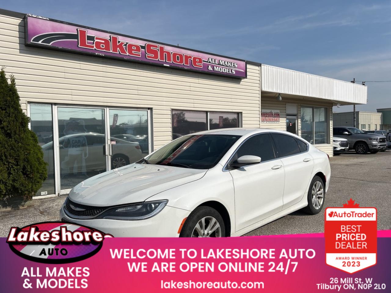 Used 2016 Chrysler 200 Limited for sale in Tilbury, ON