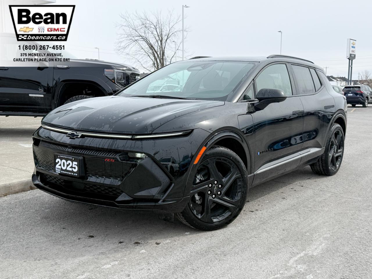 New 2025 Chevrolet Equinox EV RS FULLY ELECTRIC WITH REMOTE START/ENTRY, HEATED SEATS, HEATED STEERING WHEEL, POWER LIFTGATE, HD SURROUND VISION for sale in Carleton Place, ON
