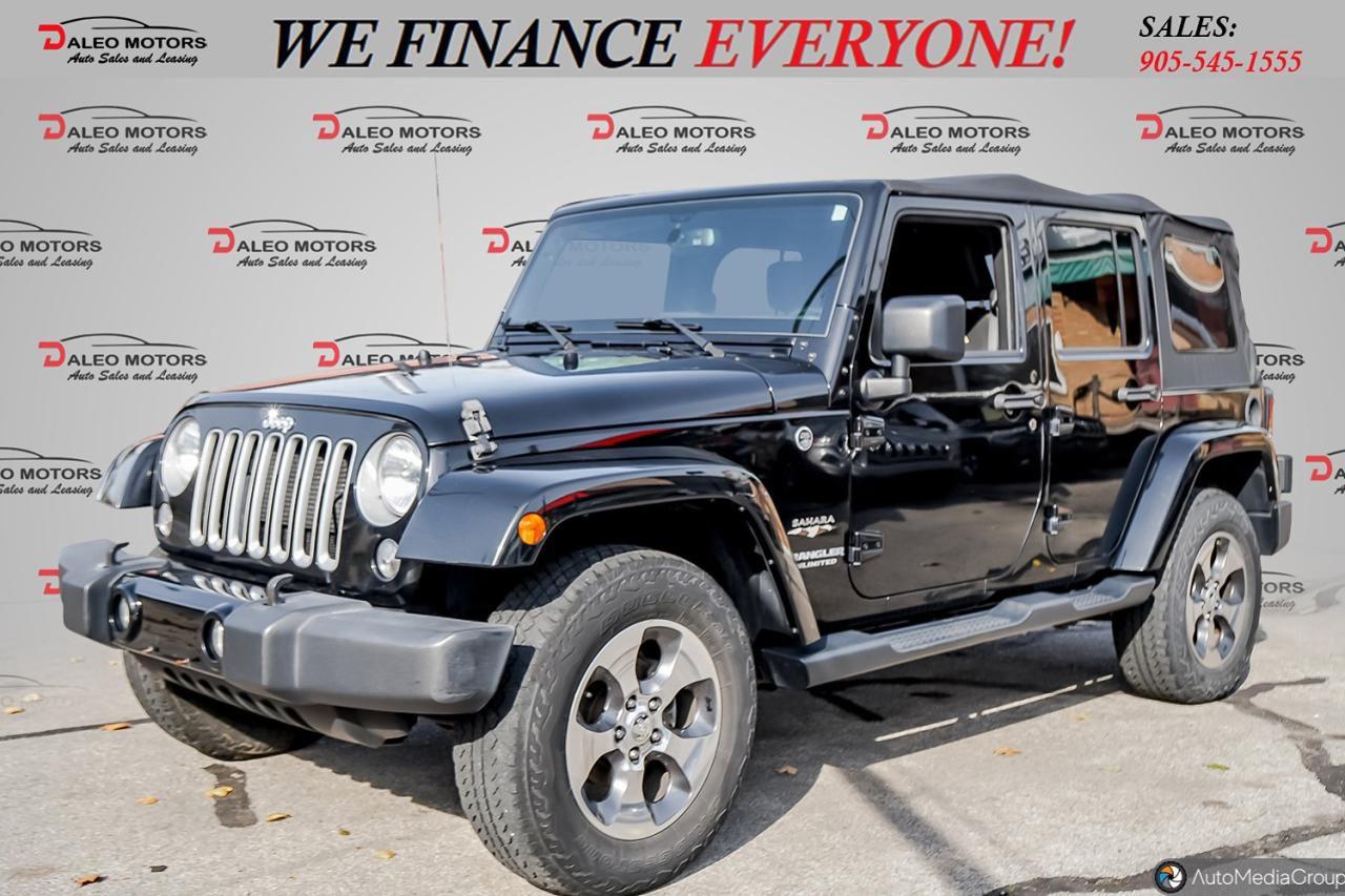 2016 Jeep Wrangler Sahara / 4X4 / NAV / REMOVABLE SOFT AND HARD TOP