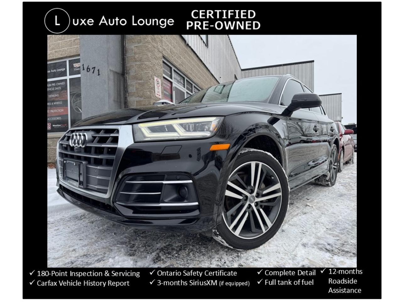 Used 2018 Audi Q5 TECHNIK, S-LINE, B&O STEREO, NAV, PANO ROOF! for sale in Orleans, ON