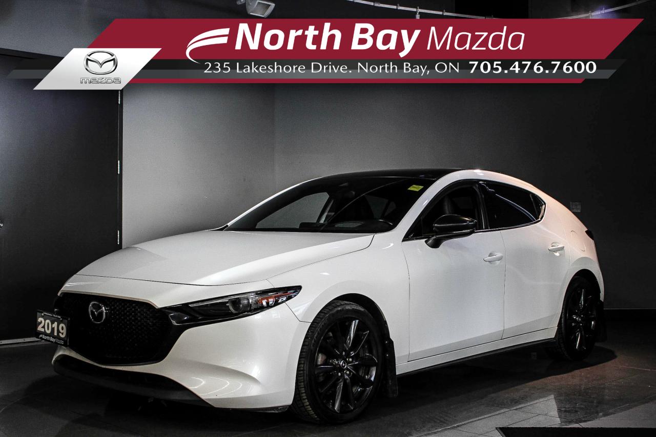 Used 2019 Mazda MAZDA3 GT NAVIGATION - BOSE AUDIO - HEATED SEATS/STEERING WHEEL for sale in North Bay, ON