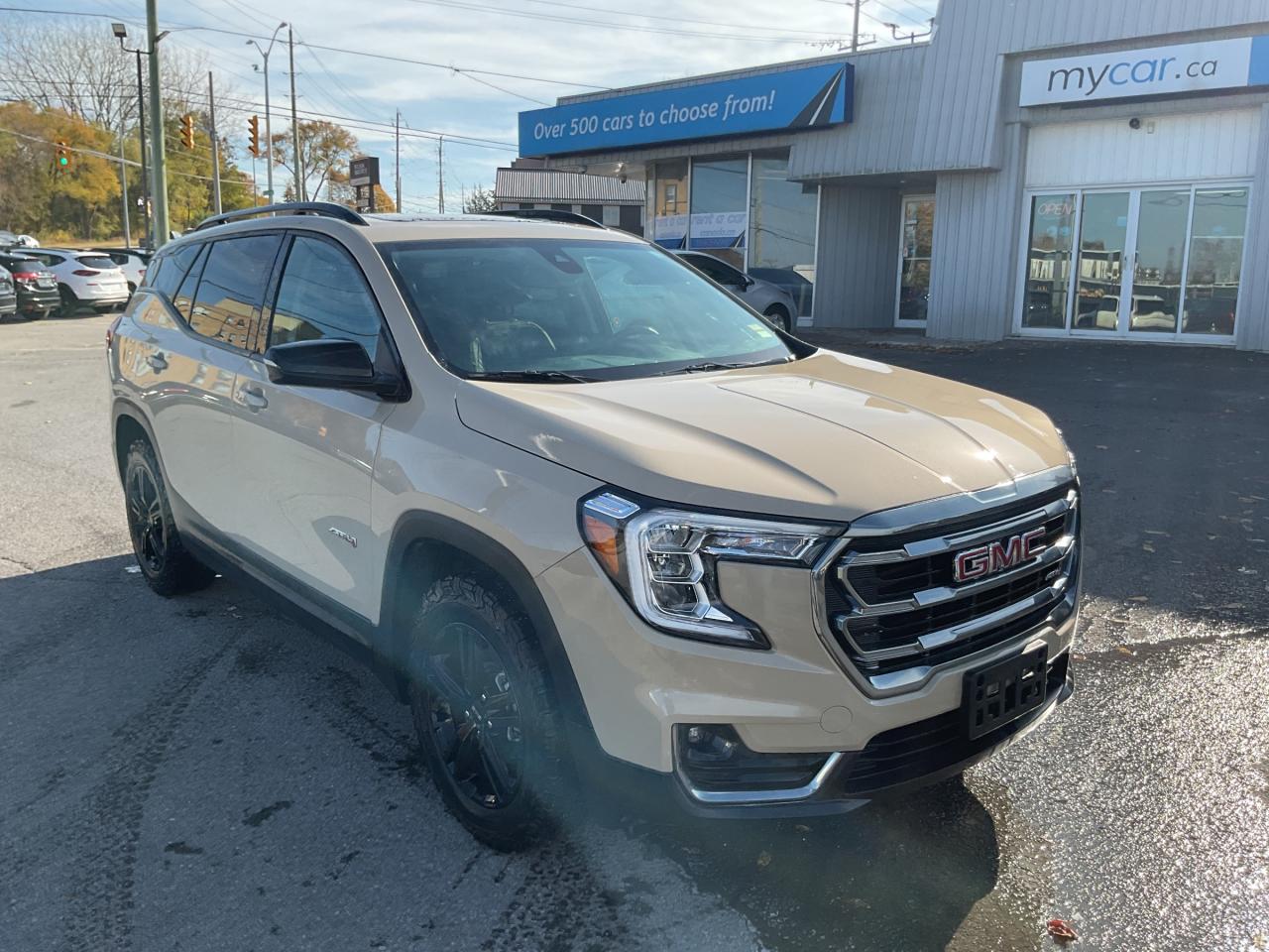 Used 2023 GMC Terrain AT4 1.5L AWD. LOW MILAGE!!!  SUNROOF. BAKCUP CAM. HEATED SEATS. LEATHER. ALLOYS. A/C. CRUISE. PWR GROUP. for sale in Kingston, ON