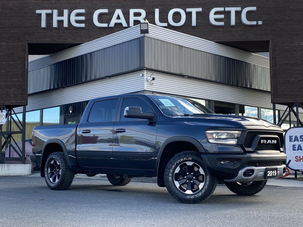 Used 2019 RAM 1500 Rebel REMOTE START, HEATED SEATS, SUNROOF, SIRIUS XM, BACK UP CAM, NAV!! for sale in Sudbury, ON