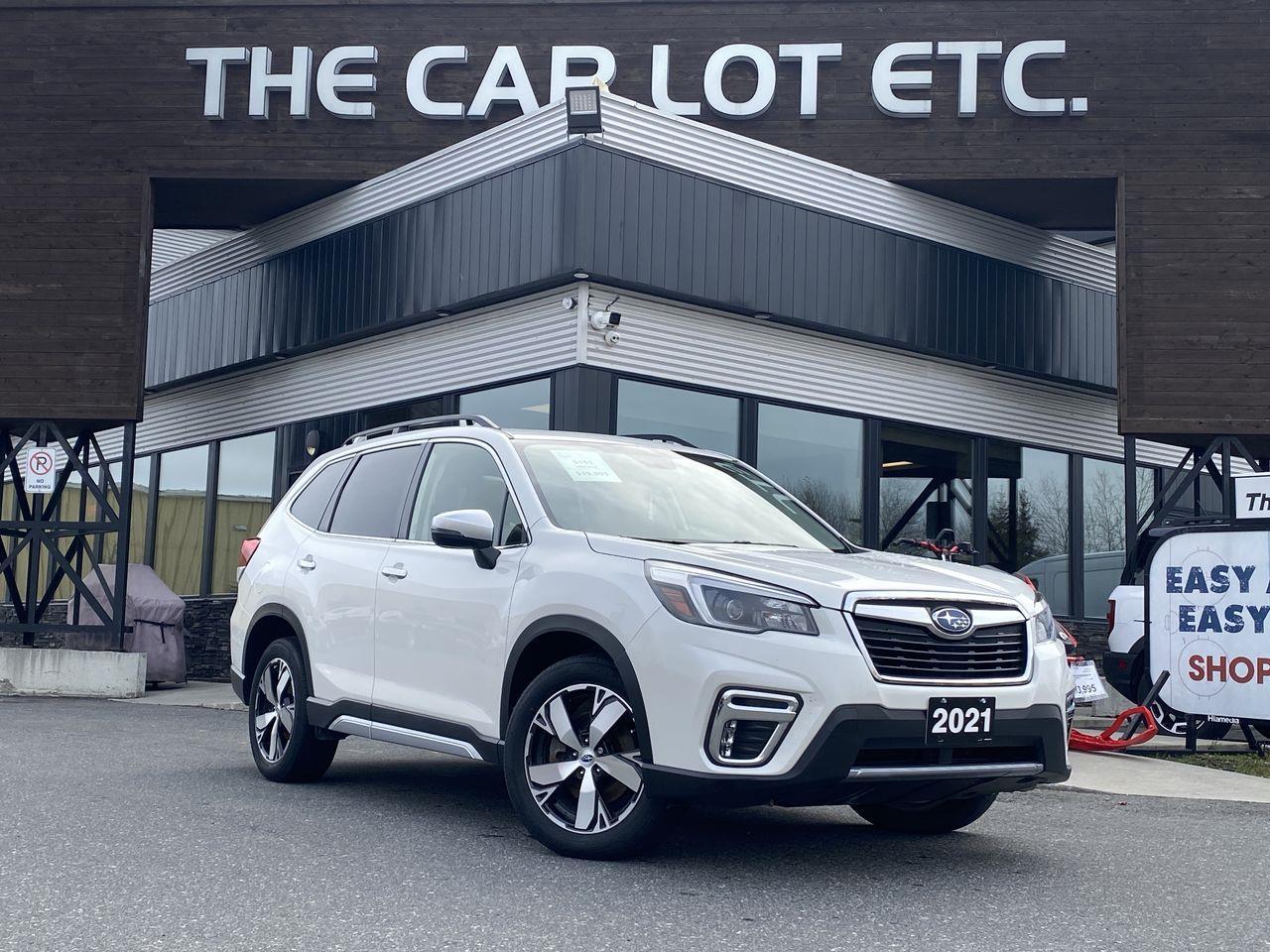 Used 2021 Subaru Forester Premier APPLE CARPLAY/ANDROID AUTO, HEATED LEATHER SEATS, SIRIUS XM, MOONROOF, NAV, BACK UP CAM!!! for sale in Sudbury, ON