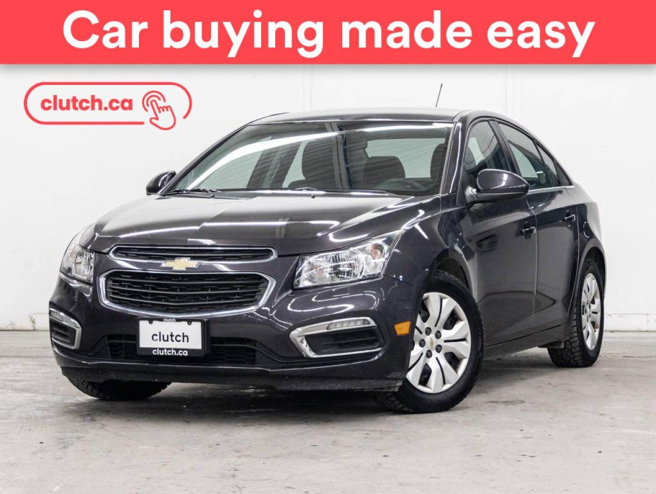 Used 2015 Chevrolet Cruze 1LT w/ Rearview Camera, Cruise Control, A/C for sale in Toronto, ON