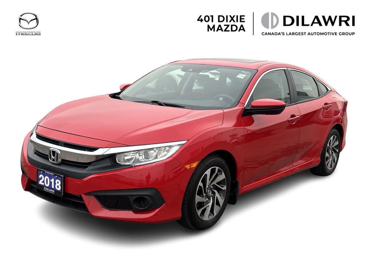 Used 2018 Honda Civic Sedan EX CVT DILAWRI CERTIFIED| FRESH OIL CHANGE| for sale in Mississauga, ON