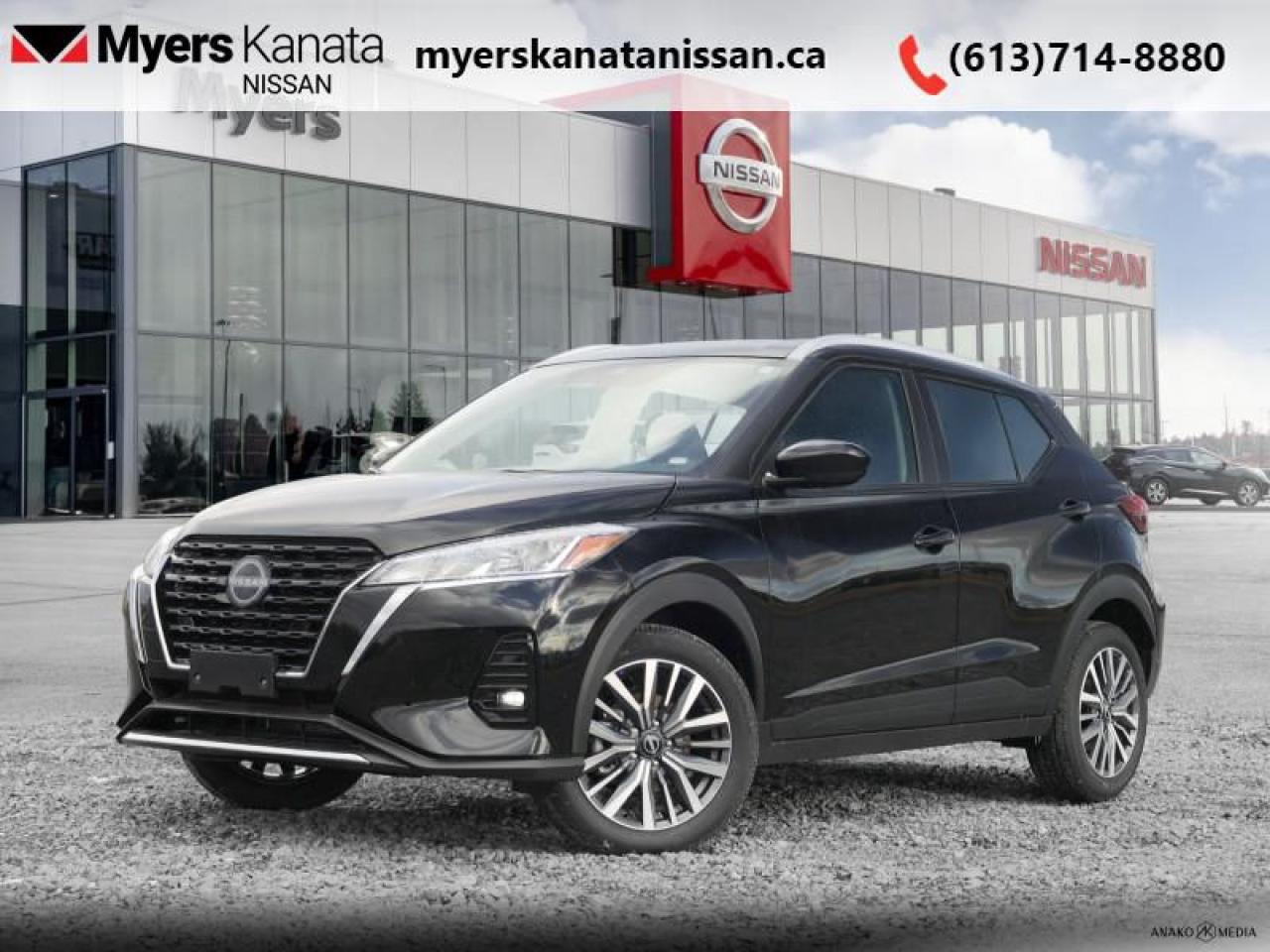 <br> <br>  Welcome. <br> <br><br> <br> This super blk SUV  has an automatic transmission and is powered by a  122HP 1.6L 4 Cylinder Engine.<br> <br> Our Kicks Plays trim level is SV. <br><br> <br/>    6.49% financing for 84 months. <br> Payments from <b>$429.57</b> monthly with $0 down for 84 months @ 6.49% APR O.A.C. ( Plus applicable taxes -  $621 Administration fee included. Licensing not included.    ).  Incentives expire 2025-01-02.  See dealer for details. <br> <br><br> Come by and check out our fleet of 40+ used cars and trucks and 110+ new cars and trucks for sale in Kanata.  o~o