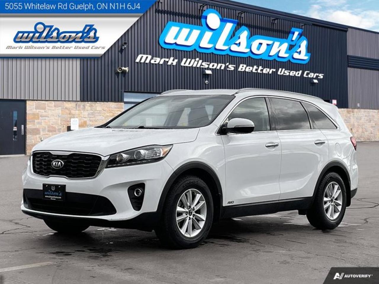 Used 2019 Kia Sorento LX V6 Premium AWD, 7 Passenger, Heated Steering + Seats, CarPlay + Android, Power Seat, Rear Camera for sale in Guelph, ON