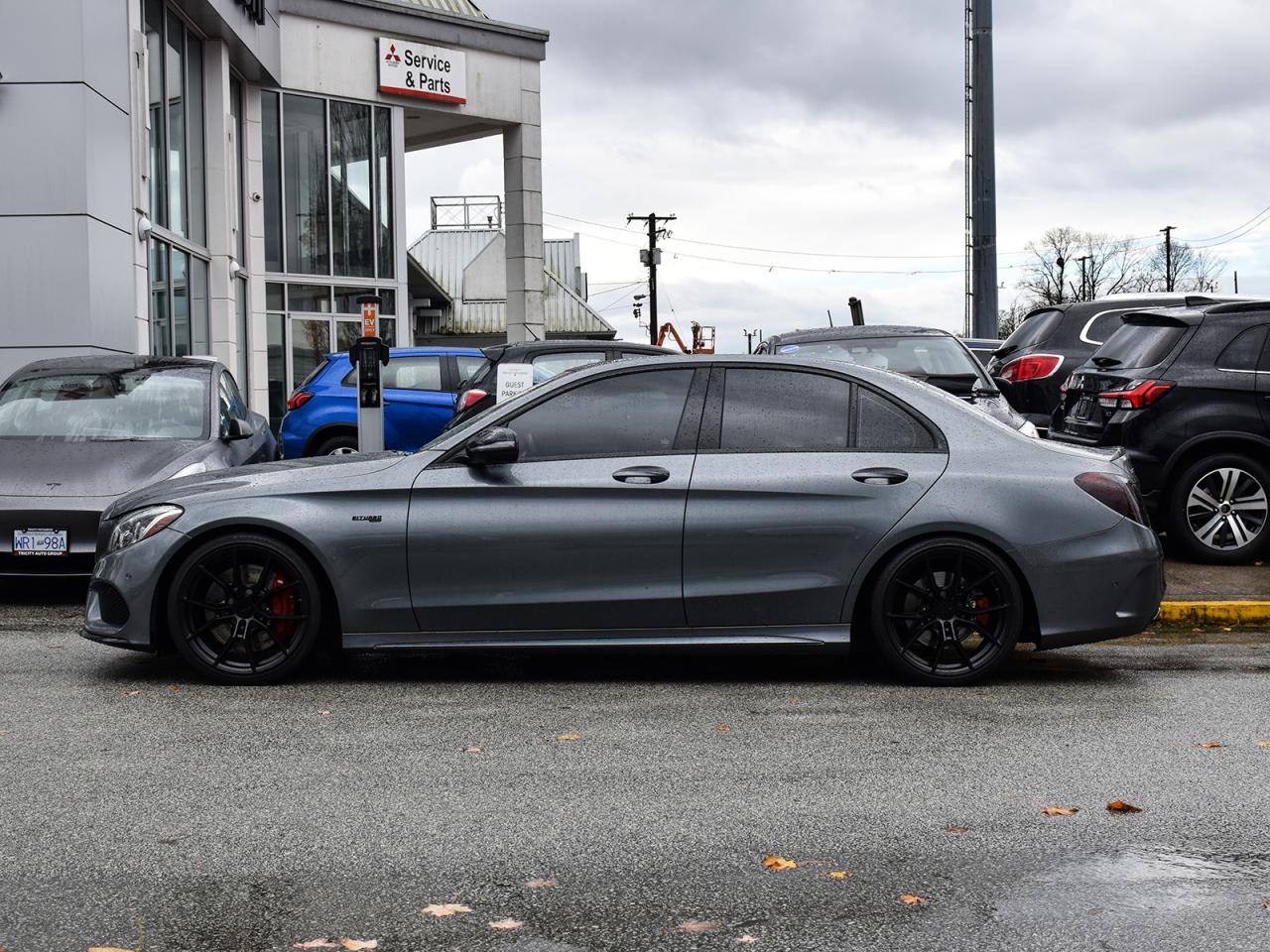 Used 2018 Mercedes-Benz C-Class AMG C 43 - 360 Cameras, Navi, Red Interior for sale in Coquitlam, BC