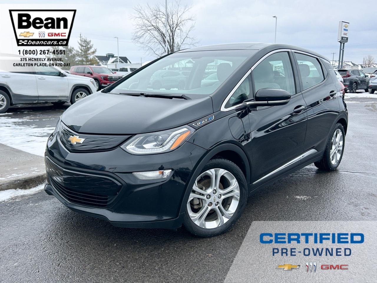 Used 2020 Chevrolet Bolt EV LT ELECTRIC VEHICLE, REMOTE START/ENTRY, HEATED SEATS, HEATED STEERING WHEEL, CRUISE CONTROL, APPLE CARPLAY AND ANDROID AUTO for sale in Carleton Place, ON