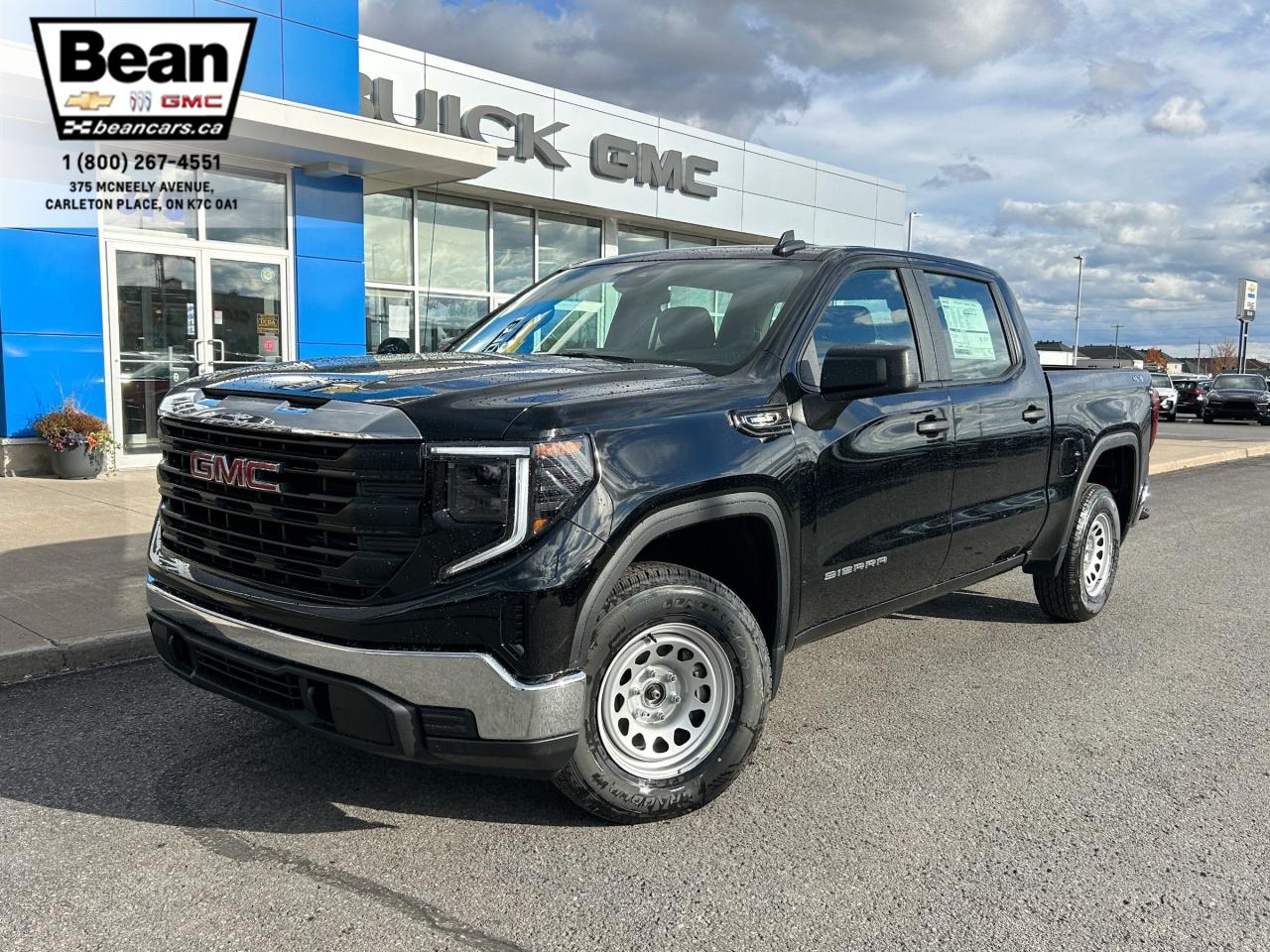 New 2025 GMC Sierra 1500 Pro 2.7L 4CYL WITH REMOTE ENTRY, HITCH GUIDANCE, HD REAR VISION CAMERA, CRUISE CONTROL for sale in Carleton Place, ON