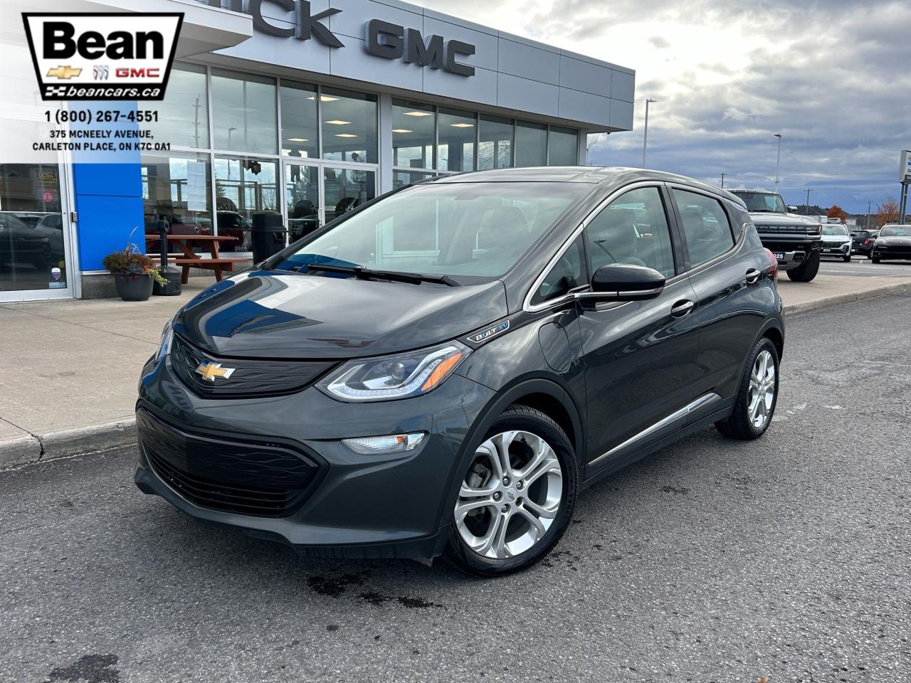 Used 2020 Chevrolet Bolt EV LT ELECTRIC VEHICLE, REMOTE START/ENTRY, HEATED SEATS, HEATED STEERING WHEEL, CRUISE CONTROL, APPLE CARPLAY AND ANDROID AUTO for sale in Carleton Place, ON