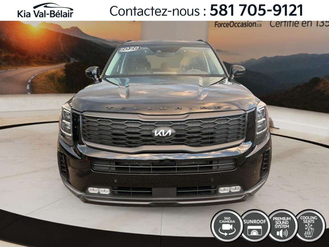 Used 2020 Kia Telluride SX *AWD *GPS *CUIR *TOIT *CAMERA *VOLANT CHAUFFANT for sale in Québec, QC