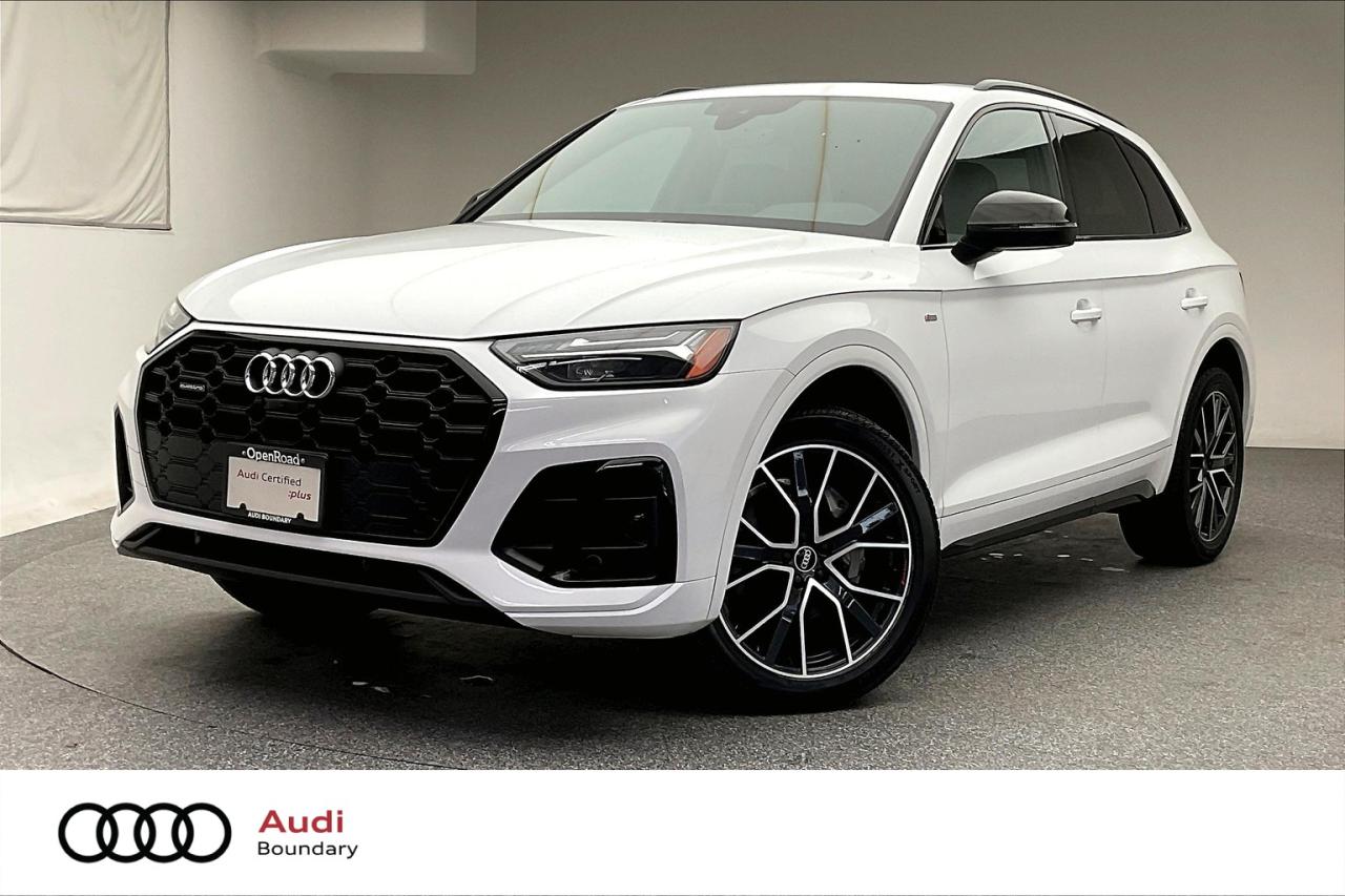 You can expect that this vehicle will feel like a brand new car with the Audi Certified :plus Program. The entails a 300 check-point service inspection, up to 5 years of factory warranty or 100,000KM from the original service date, 30-day/2000 KM exchange privilege, a FREE CarFax and 24/7 Roadside Assistance. Visit us at OpenRoad Audi Boundary and book a test drive with one of our Audi Brand Specialists! We look forward to seeing you soon!