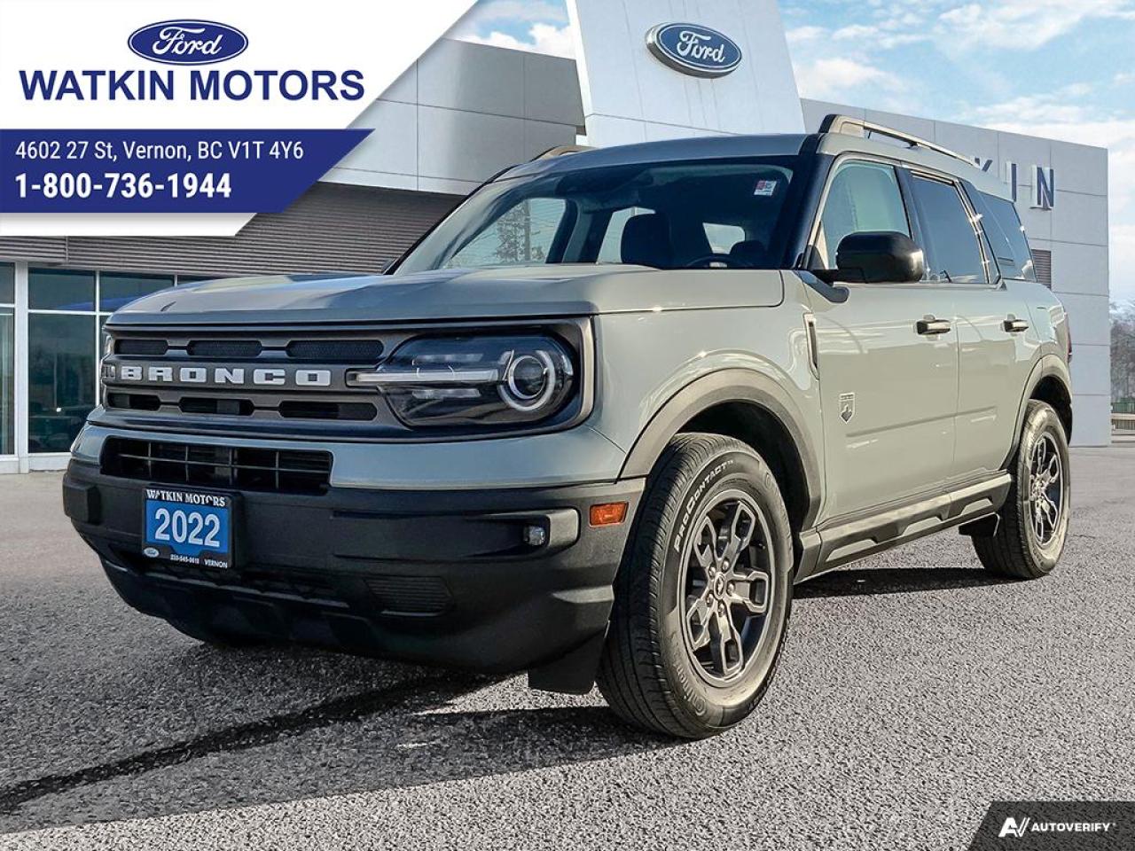 Used 2022 Ford Bronco Sport BIG BEND for sale in Vernon, BC