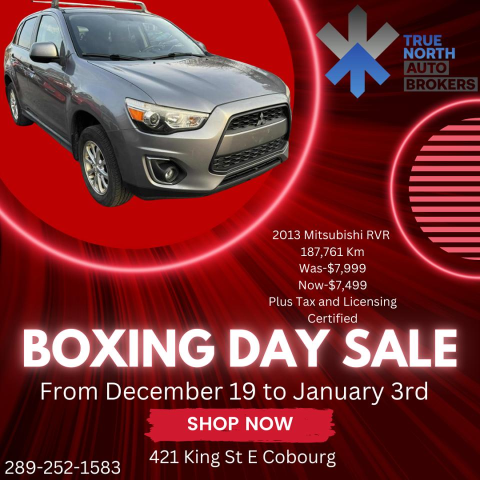 Used 2013 Mitsubishi RVR SE for sale in Cobourg, ON