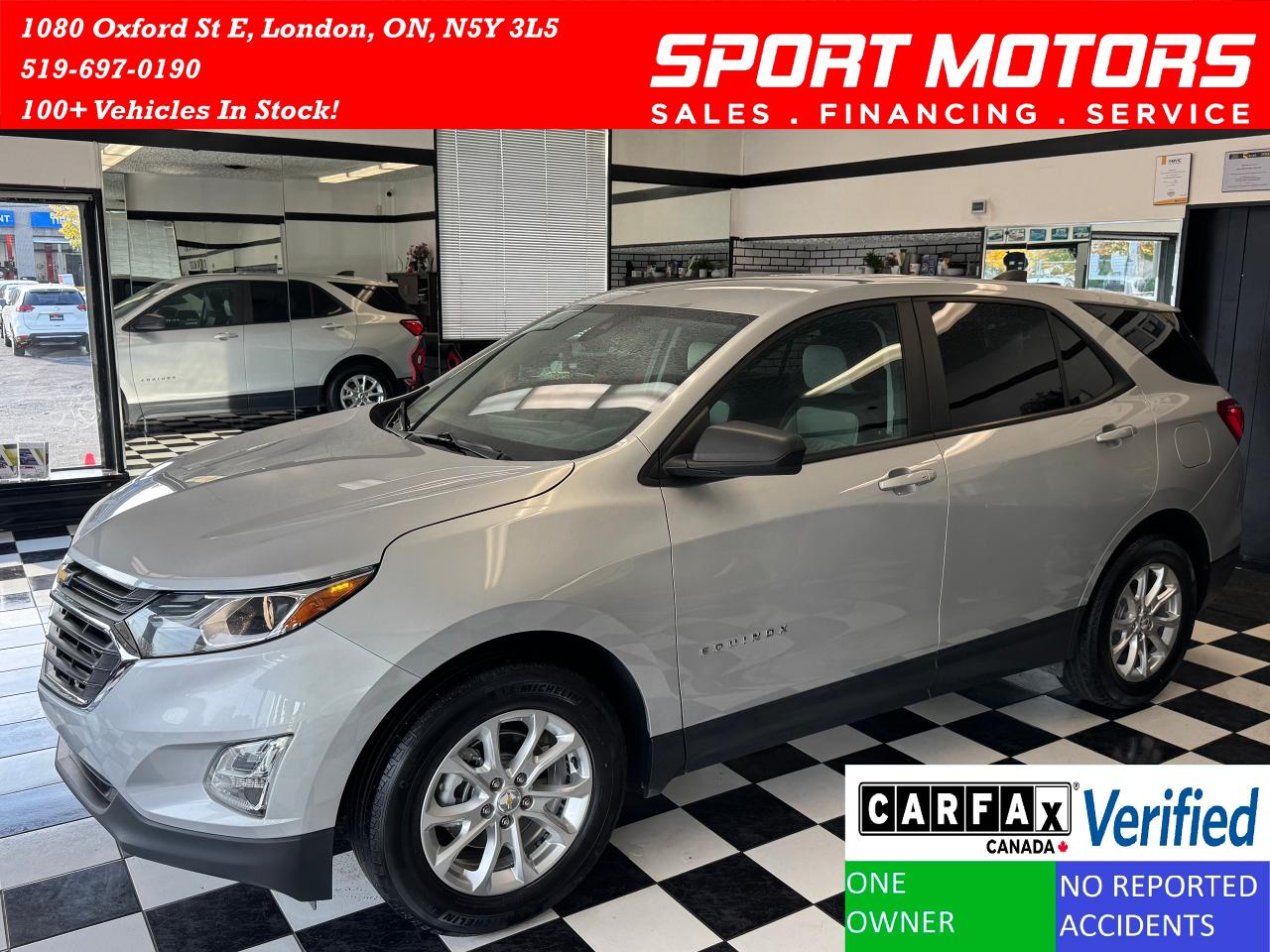 Used 2020 Chevrolet Equinox LS+ApplePlay+Lane Departure+HTD Seats+CLEAN CARFAX for sale in London, ON