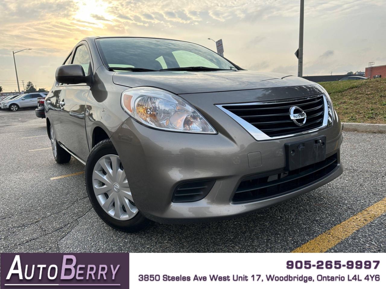 Used 2012 Nissan Versa 4dr Sdn I4 1.6 SV for sale in Woodbridge, ON