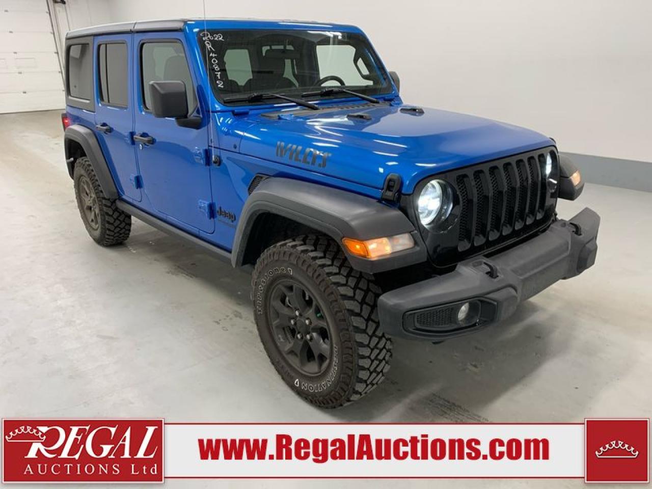 Used 2022 Jeep Wrangler Unlimited Willys for sale in Calgary, AB