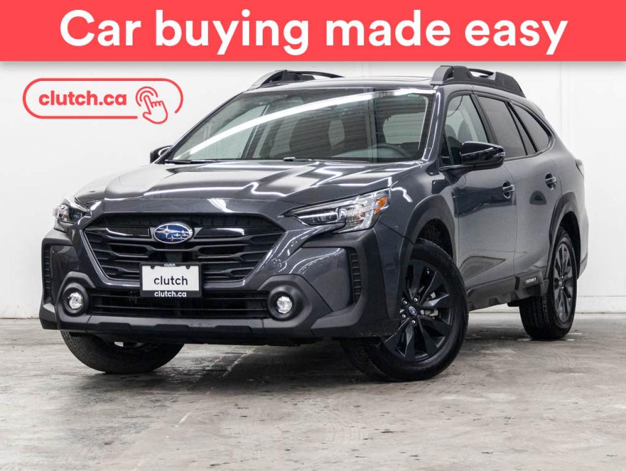 Used 2024 Subaru Outback Onyx AWD w/ Apple CarPlay & Android Auto, Power Sunroof, Dual-Zone A/C for sale in Toronto, ON