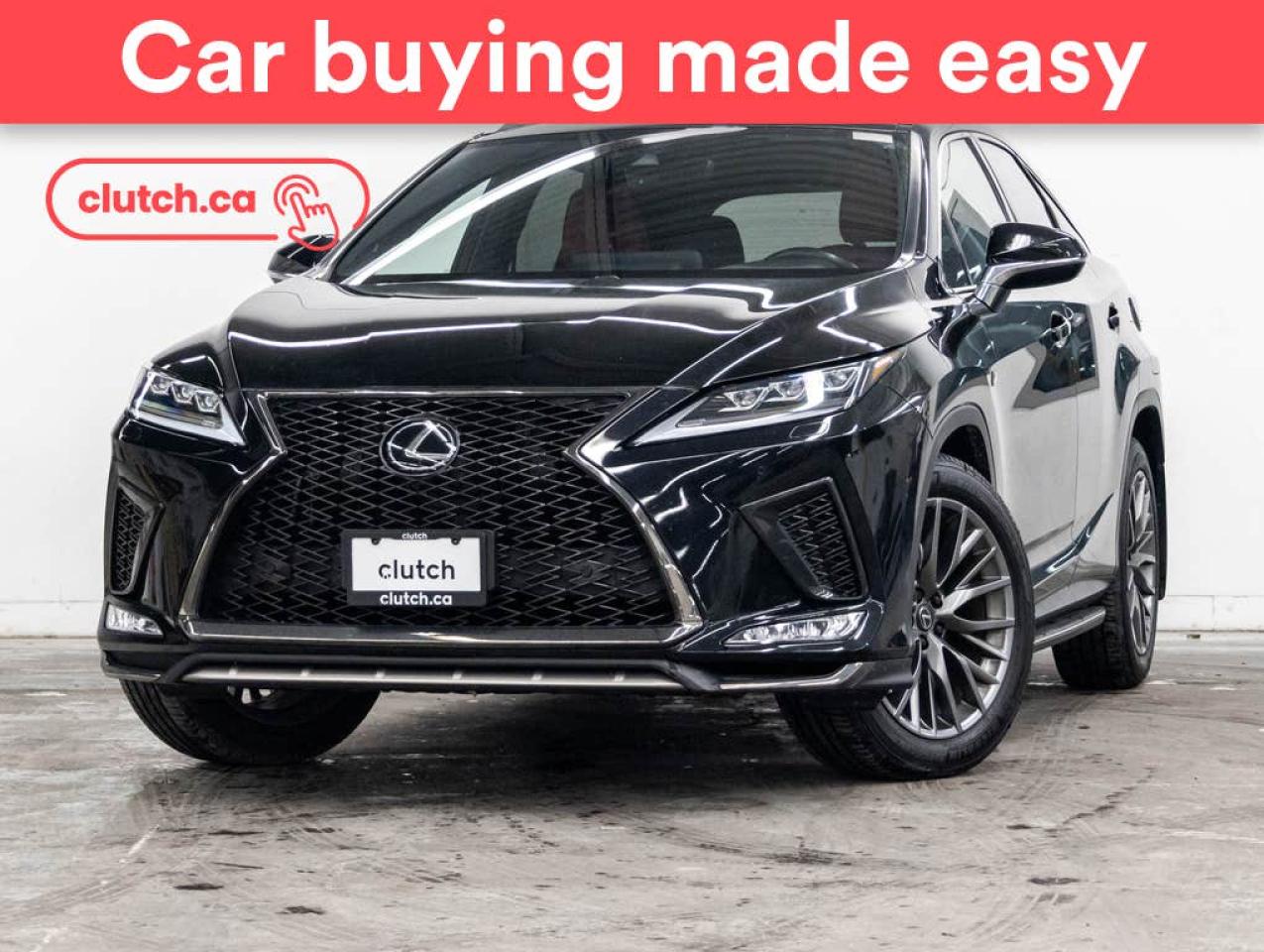 Used 2020 Lexus RX 350 F Sport AWD w/ Apple CarPlay & Android Auto, Dual Zone A/C, Power Sunroof for sale in Toronto, ON