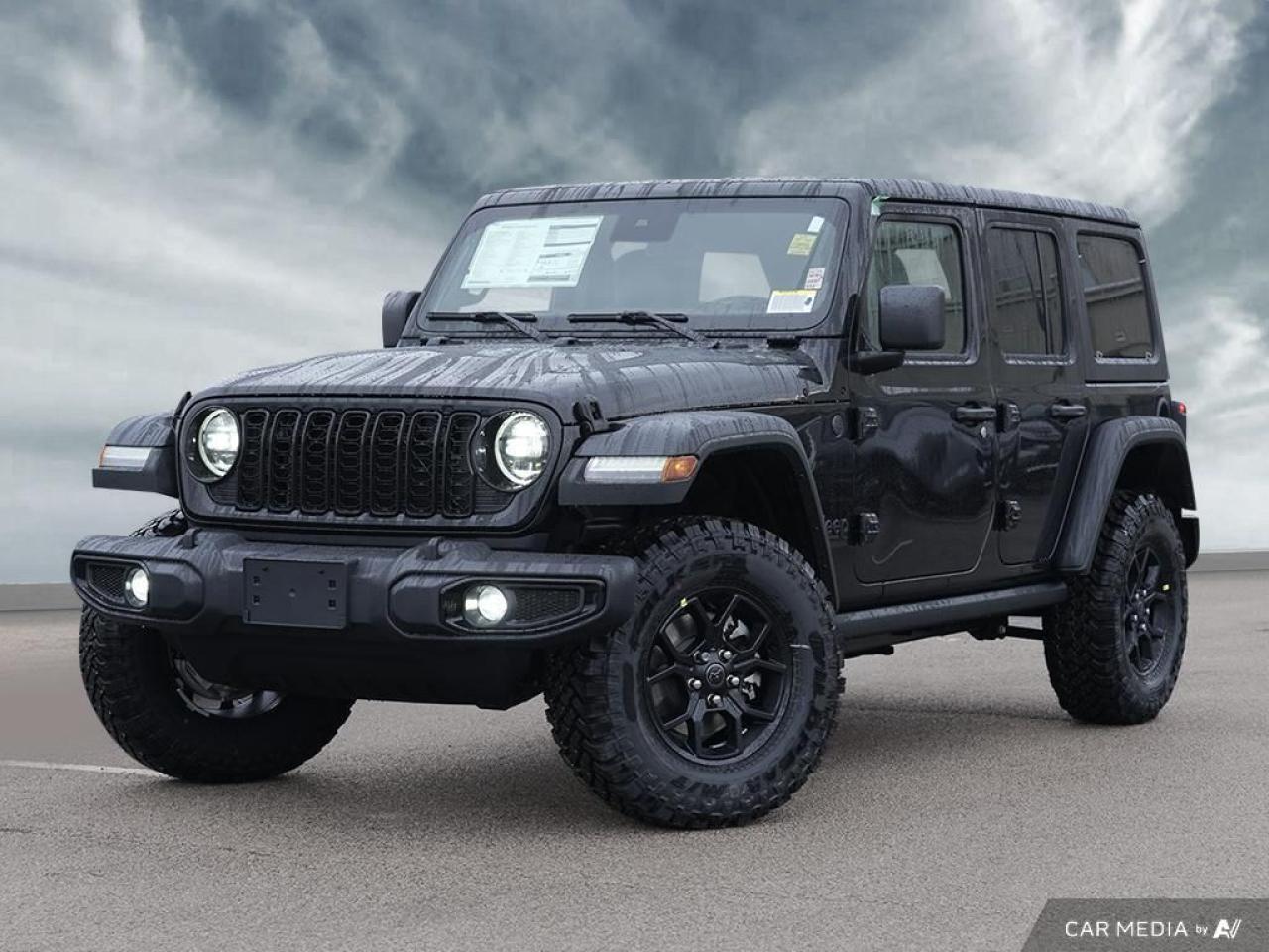 New 2025 Jeep Wrangler Willys 4 Door 4x4 for sale in Milton, ON