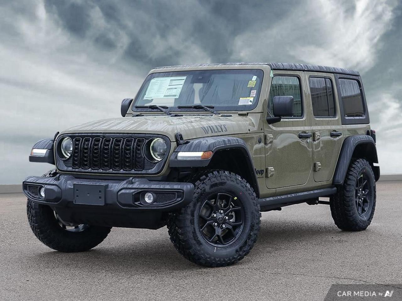 New 2025 Jeep Wrangler Willys 4 Door 4x4 for sale in Milton, ON