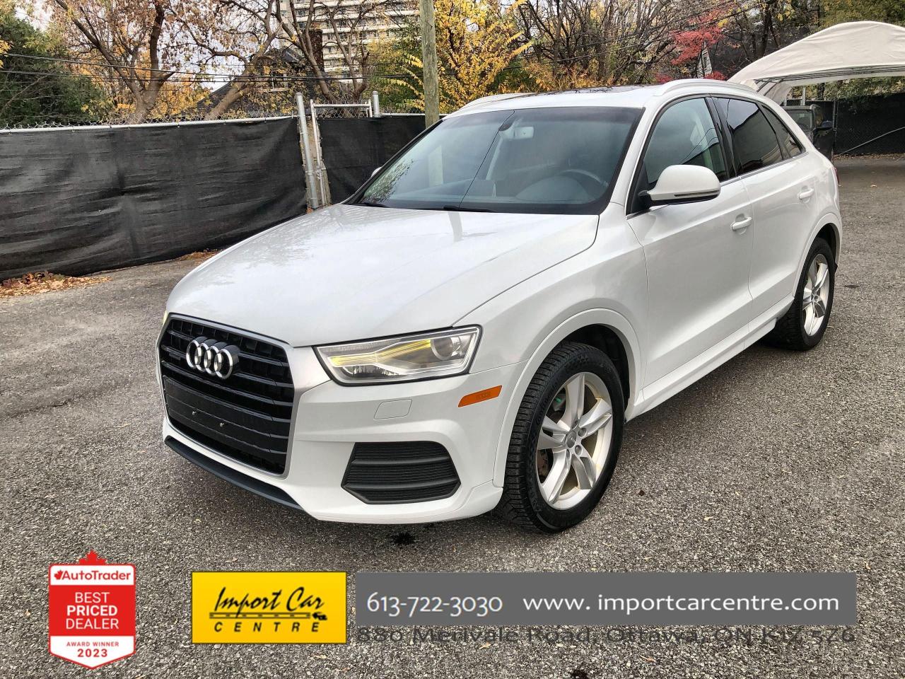 Used 2016 Audi Q3 2.0T Progressiv LEATHER, PANO.ROOF, PARK DISTANCE, for sale in Ottawa, ON