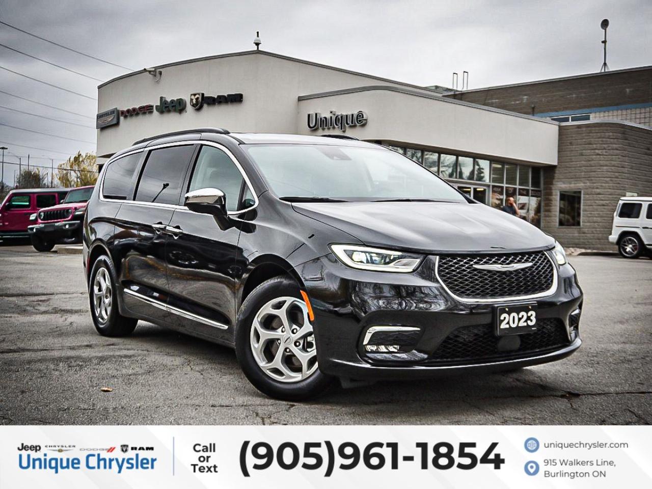 Used 2023 Chrysler Pacifica Limited| LOW KM'S| PANO ROOF| NAV| SAFETY SPHERE| for sale in Burlington, ON