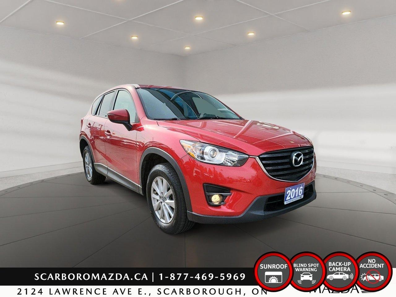 Used 2016 Mazda CX-5 BLIND SPOT MONITORING|NAV|CLEAN CARFAX|1OWNER for sale in Scarborough, ON