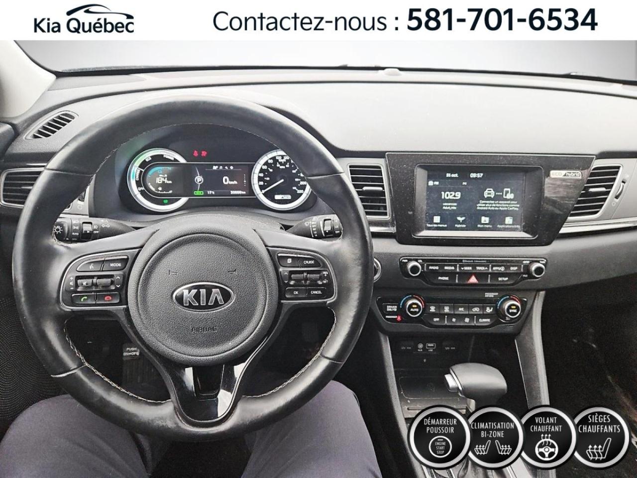 Used 2019 Kia NIRO EX * BIZONE* BOUTON POUSSOIR* SIEGES CHAUFFANTS* for sale in Québec, QC