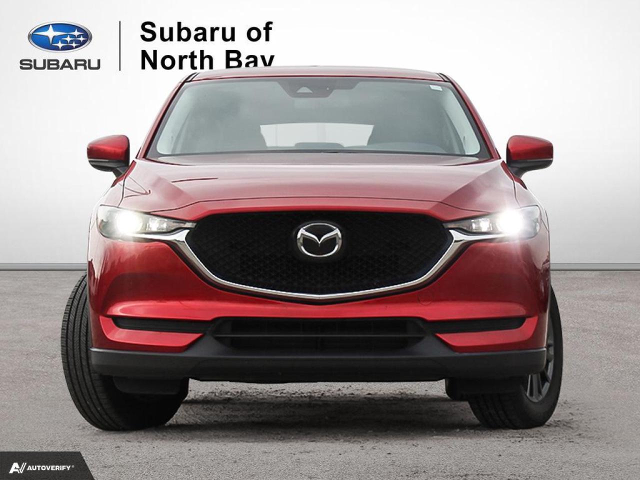 <p>Advertised price is for finance purchases only. Cash purchases are subject to a $2501 price increase.

The 2021 Mazda CX-5 GS combines Mazdas sleek design with practicality and a suite of modern features</p>
<p> creating a well-rounded compact SUV that excels in both city and highway driving. Powered by a 2.5L 4-cylinder engine producing 187 horsepower</p>
<p> with a combined fuel rating of approximately 8.4 L/100 km. Its responsive handling and available i-Activ AWD make it ideal for navigating varying road and weather conditions.

The interior of the CX-5 GS is crafted with comfort and functionality in mind</p>
<p> and a power-adjustable drivers seat for added convenience. The 10.25-inch touchscreen infotainment system supports Apple CarPlay and Android Auto</p>
<p> while the Mazda Connect interface is intuitive and easy to navigate. The roomy rear seats and ample cargo space make it a great choice for families or those who need versatile storage options.

On the exterior</p>
<p> and a bold front grille that gives it a refined yet sporty look.

Safety is a priority with Mazdas i-Activsense suite of advanced driver-assist features</p>
<a href=http://www.subaruofnorthbay.ca/used/Mazda-CX5-2021-id11489083.html>http://www.subaruofnorthbay.ca/used/Mazda-CX5-2021-id11489083.html</a>