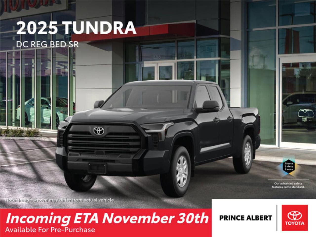 New 2025 Toyota Tundra SR double cab for sale in Prince Albert, SK