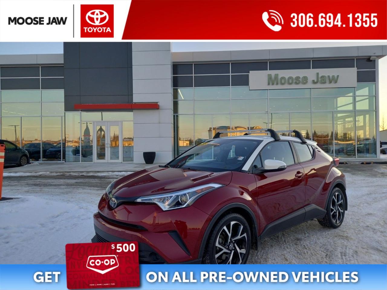 Used 2018 Toyota C-HR LOCAL PURCHASE,HARD TO FIND XLE PREMIUM,2.0L FWD,SPORT HEATED BUCKETS,REMOTE STARTER,DUAL ZONE AUTO for sale in Moose Jaw, SK