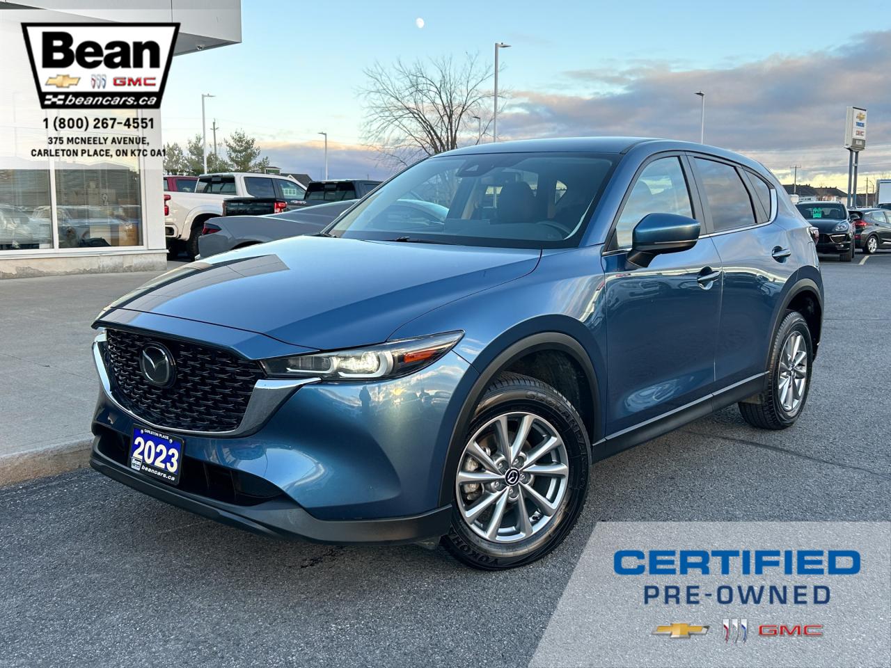 Used 2023 Mazda CX-5 GS 2.5L 4 CYL WITH REMOTE ENTRY, HEATED SEATS, HEATED STEERING WHEEL, REAR VISION CAMERA, APPLE CARPLAY AND ANDROID AUTO for sale in Carleton Place, ON