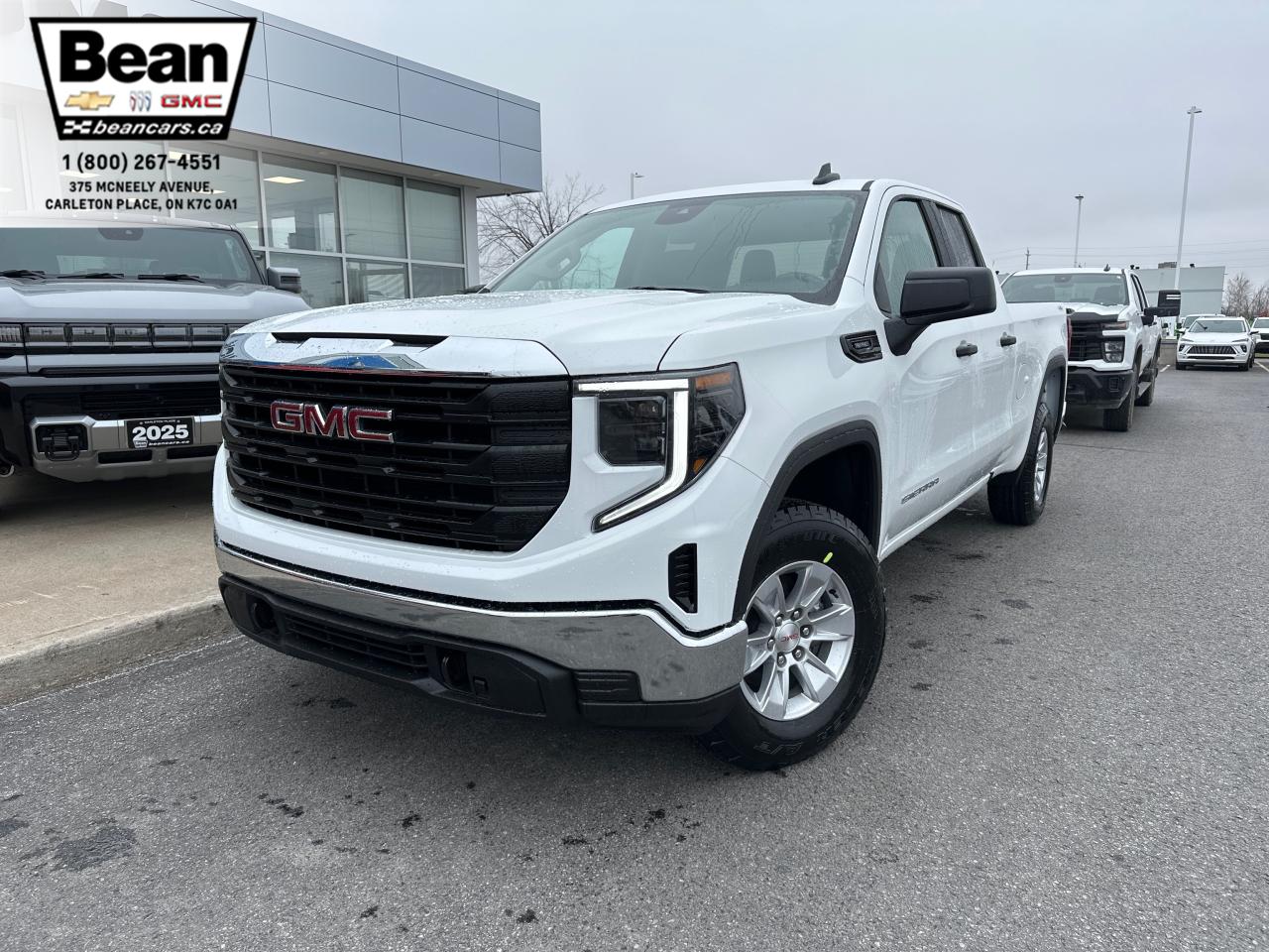 New 2025 GMC Sierra 1500 Pro 2.7L 4CYL WITH REMOTE ENTRY, HITCH GUIDANCE, HD REAR VISION CAMERA, EZ LIFT TAILGATE for sale in Carleton Place, ON