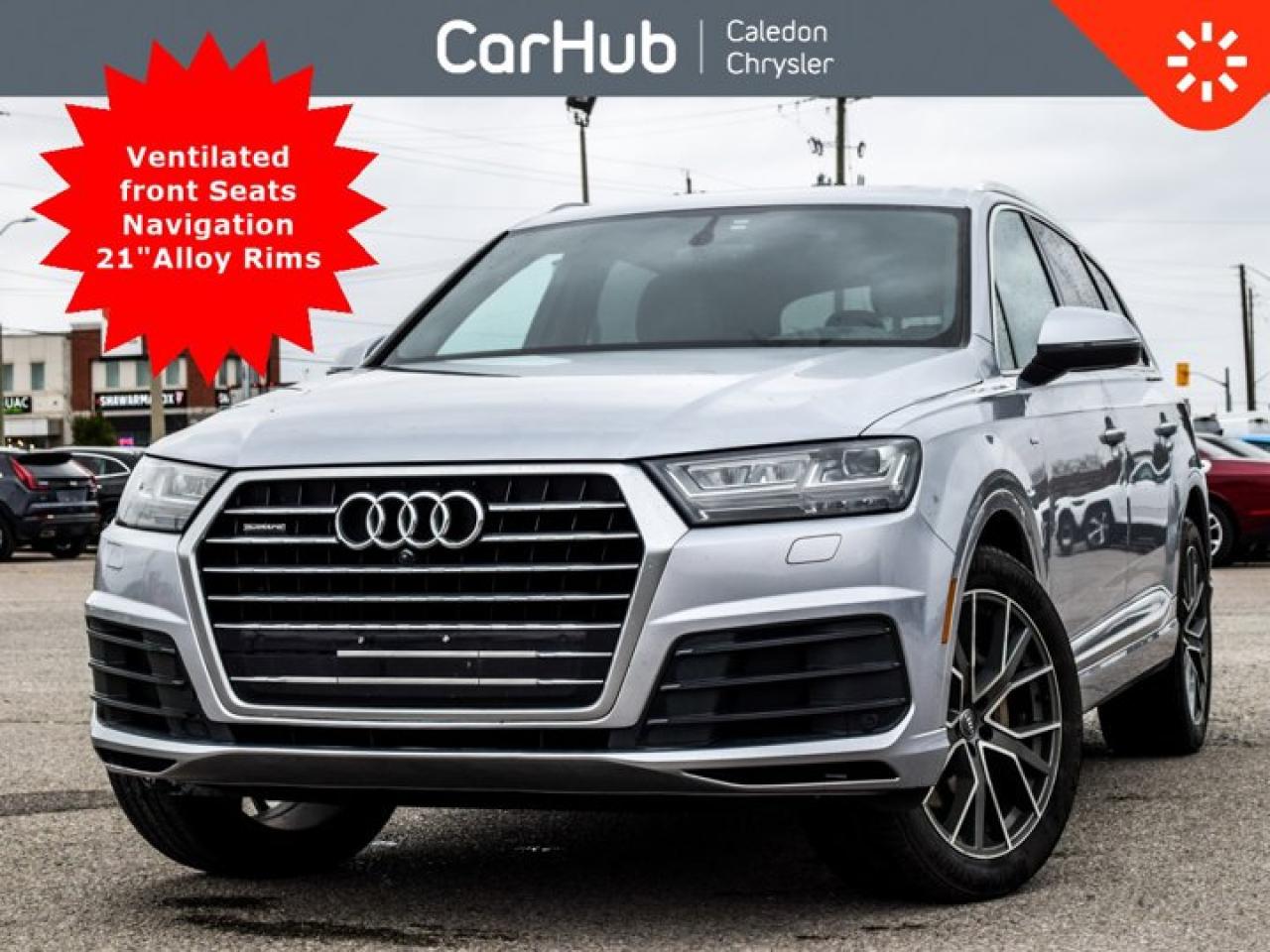 Used 2017 Audi Q7 3.0T Technik Quattro 7Seater Pano sunroof Frt Seats Massage for sale in Bolton, ON