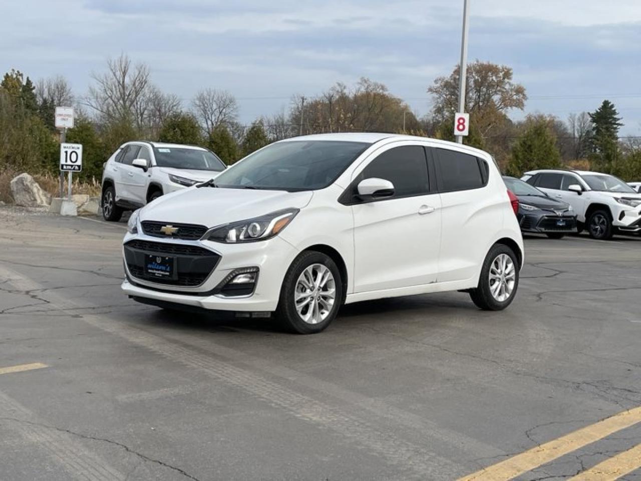 Look at this certified 2019 Chevrolet Spark LT Gas Saver, Carplay + Android, Bluetooth, Cruise Control, Alloy Wheels. Its Automatic transmission and 1.4L engine will keep you going. This Chevrolet Spark features the following options: Air Conditioning, Bluetooth, Tilt Steering Wheel, Steering Radio Controls, Power Windows, Power Locks, Cruise Control, and Traction Control. See it for yourself at Mark Wilsons Better Used Cars, 5055 Whitelaw Road, Guelph, ON N1H 6J4.60+ years of World Class Service!450+ Live Market Priced VEHICLES! ONE MASSIVE LOCATION!Free Local Delivery Available!FINANCING! - Better than bank rates! 6 Months No Payments available on approved credit OAC. Zero Down Available. We have expert licensed credit specialists to secure the best possible rate for you and keep you on budget ! We are your financing broker, let us do all the leg work on your behalf! Click the RED Apply for Financing button to the right to get started or drop in today!BAD CREDIT APPROVED HERE! - You dont need perfect credit to get a vehicle loan at Mark Wilsons Better Used Cars! We have a dedicated licensed team of credit rebuilding experts on hand to help you get the car of your dreams!WE LOVE TRADE-INS! - Top dollar trade-in values!SELL us your car even if you dont buy ours! HISTORY: Free Carfax report included.Certification included! No shady fees for safety!EXTENDED WARRANTY: Available30 DAY WARRANTY INCLUDED: 30 Days, or 3,000 km (mechanical items only). No Claim Limit (abuse not covered)5 Day Exchange Privilege! *(Some conditions apply)CASH PRICES SHOWN: Excluding HST and Licensing Fees.2019 - 2024 vehicles may be daily rentals. Please inquire with your Salesperson.