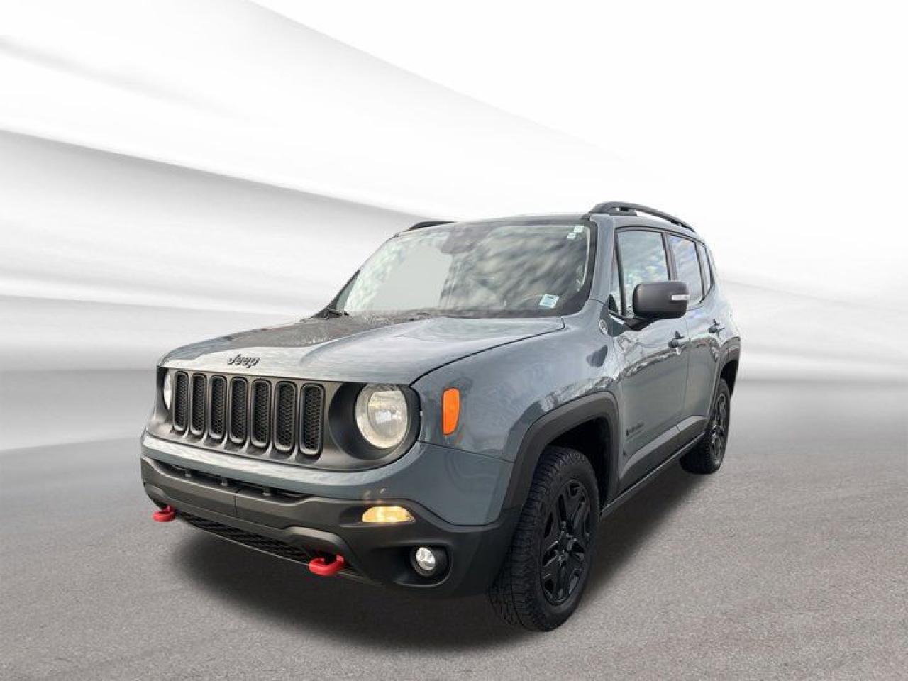 Used 2017 Jeep Renegade Deserthawk - LOW KM, HEATED LEATHER SEATS AND WHEEL, REM START, NAV, BACK UP CAM, BLIND SPOT for sale in Halifax, NS