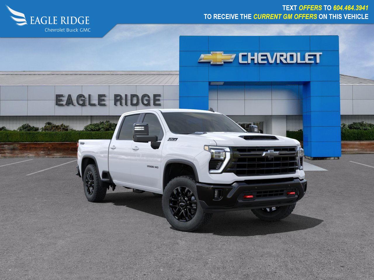 New 2025 Chevrolet Silverado 3500HD LT automatic emergency braking, lane keep assist, HD surround vision, heads-up display, front pedestrian braking for sale in Coquitlam, BC