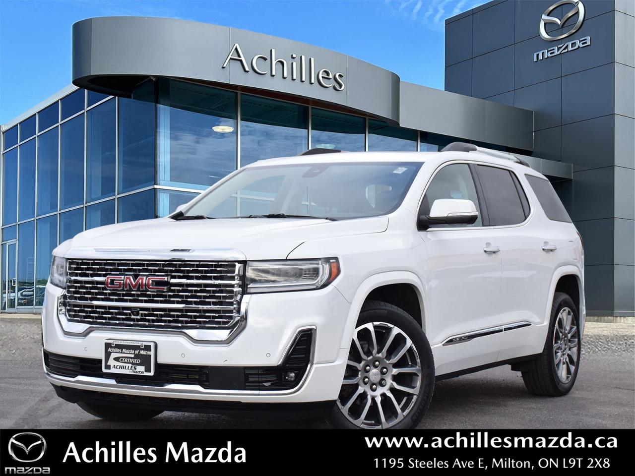 Used 2021 GMC Acadia Denali DENALI, LEATHER, MOONROOF, LOADED for sale in Milton, ON