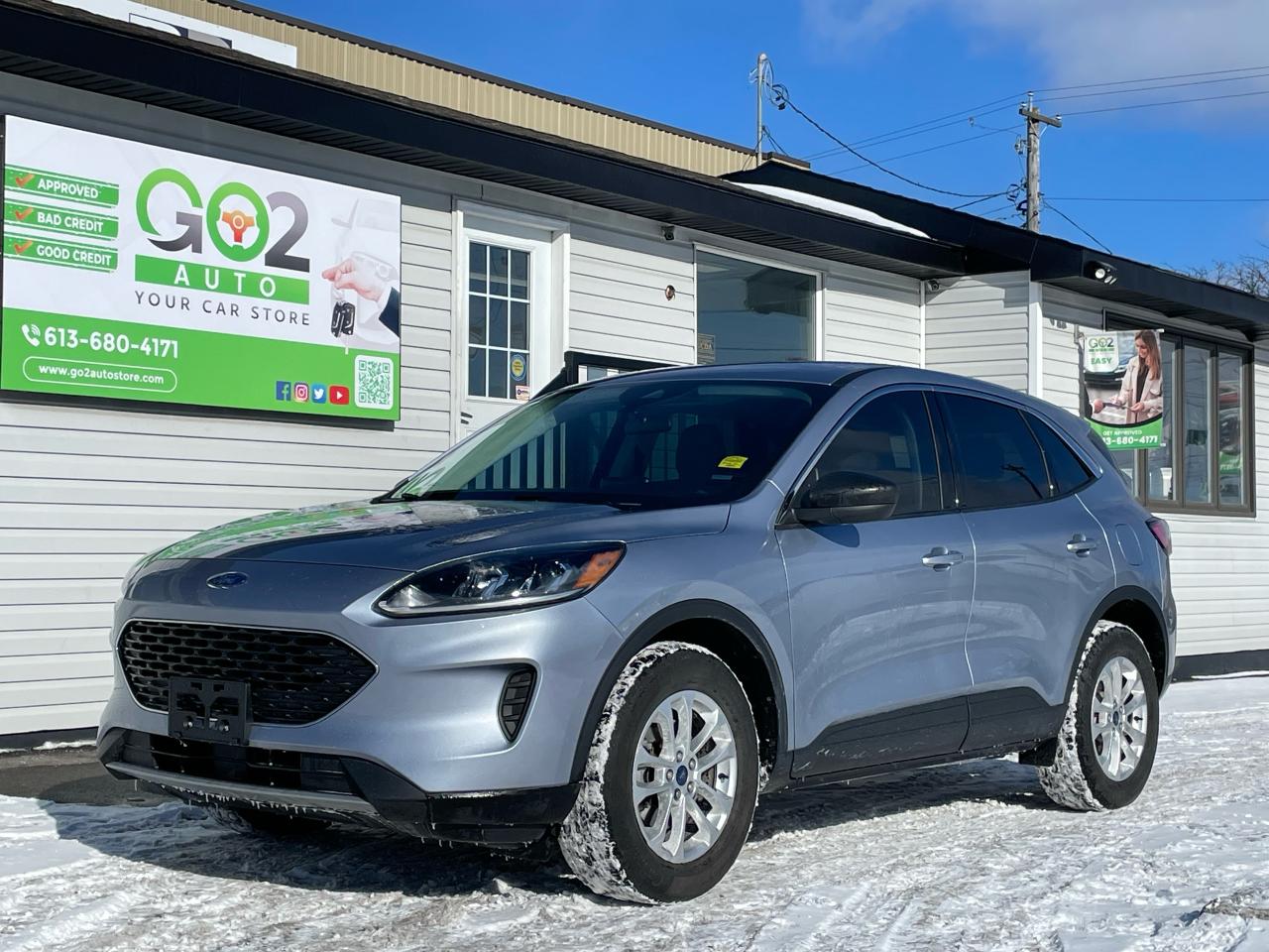 <p>--ONLY 39,000KM--FINANCING UP TO 96 MONTHS AVAILABLE OAC--HYBRID MODEL--</p><p> </p><p>Looking for a stylish and fuel-efficient SUV that wont break the bank? Look no further than this sleek 2022 Ford Escape SE Hybrid, available now at GO2 Auto. With its silver exterior and beige interior, this Escape is sure to turn heads wherever you go. Featuring a comfortable and spacious cabin with all the amenities you need, this Escape makes every drive enjoyable.</p><p>This Escape is equipped with a hybrid engine, meaning you can enjoy the power of a gas engine while also benefitting from impressive fuel economy. The Escape also comes with a host of advanced safety features, including lane departure warning, lane keeping assist, and a blind spot monitor, ensuring you and your passengers stay safe on the road. With only 39,218km on the odometer, this Escape is practically brand new and ready for your next adventure.</p><p><strong>Five features that will make you say Wow!</strong></p><ul><li><strong>Heated Front Seats</strong>: Say goodbye to cold winter commutes with heated front seats.</li><li><strong>Keyless Entry and Start</strong>: Experience the convenience of keyless entry and start, allowing you to unlock and start your car without ever having to fumble for your keys.</li><li><strong>Remote Engine Start</strong>: Warm up your car on those chilly mornings before you even step outside!</li><li><strong>WiFi Hotspot</strong>: Stay connected on the go with a built-in WiFi hotspot, allowing you to share your internet connection with your passengers.</li><li><strong>Lane Keeping Assist</strong>: Drive with greater confidence knowing that Lane Keeping Assist can help prevent you from drifting out of your lane.</li></ul><p> </p>